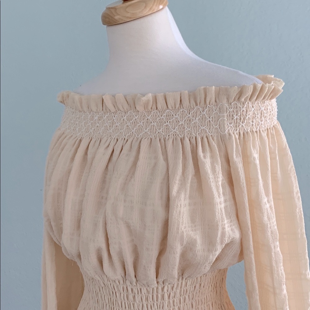 Mable Windsor Smocked Off the Shoulder Mini Dress - Picture 7 of 16
